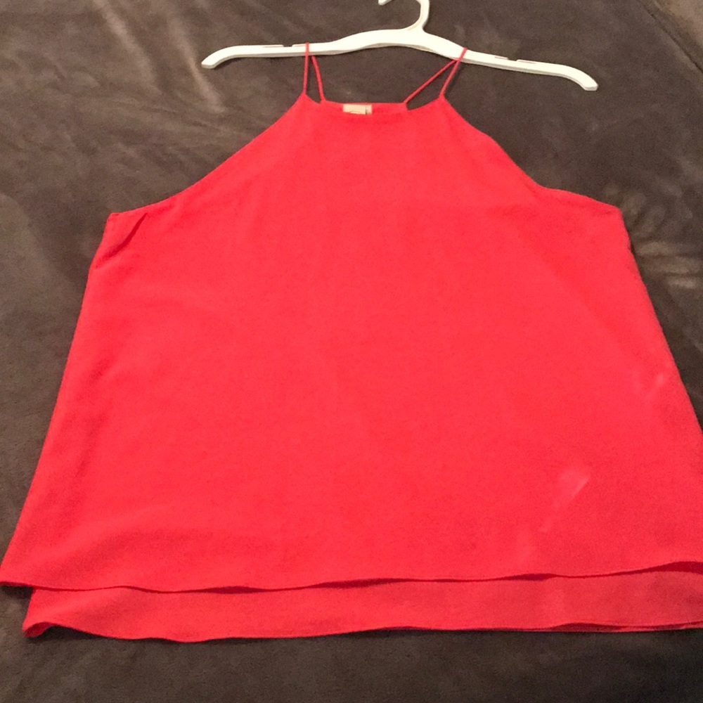 Coral tank top